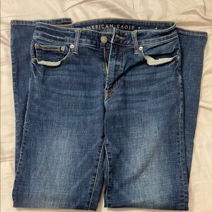 American Eagle Outfitters Blue Skinny Jeans Medium Wash